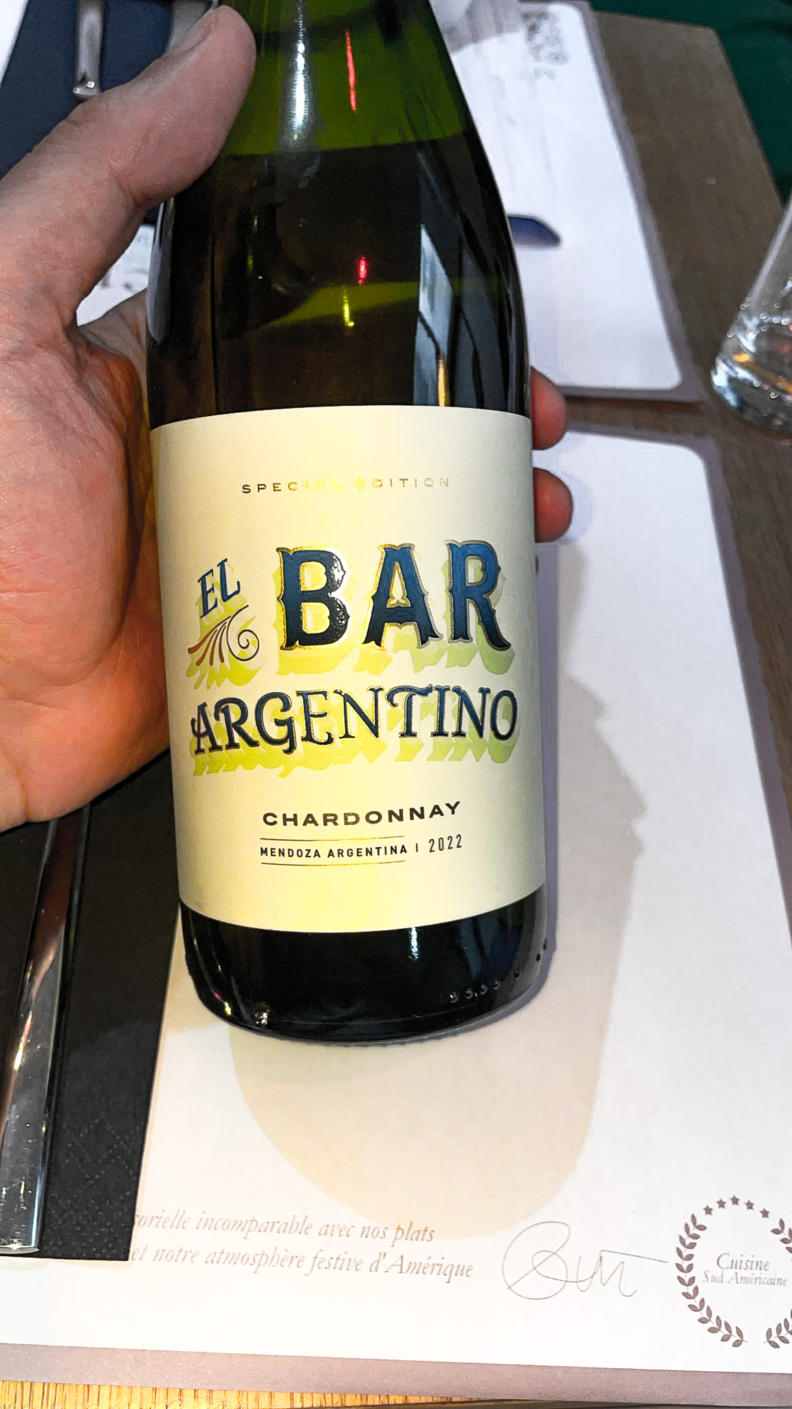 EL BAR ARGENTINO – CHARDONNAY